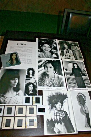Cher Mexico Press Kit W/ Photos & Promo Slides