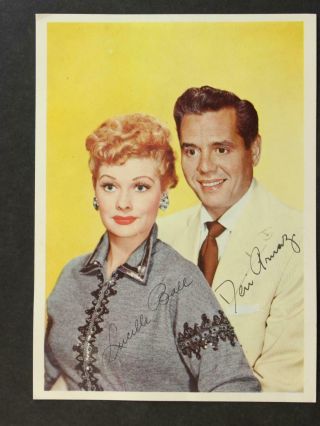 Vintage 1950s - 1960s Lucille Ball And Desi Arnaz 5 X 7 Photo