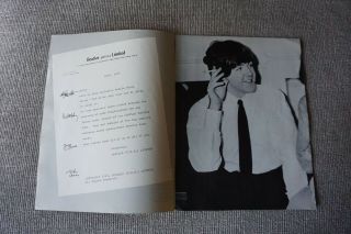 1965 Beatles Fan Club USA Limited Exclusive Paul McCartney Photo Album 2