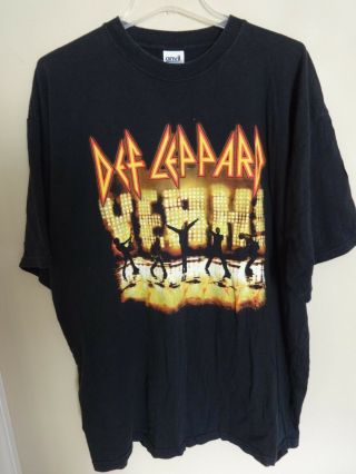 Vintage Def Leppard - 2006 Tour 2 Sided Band T - Shirt Men 2x - Large