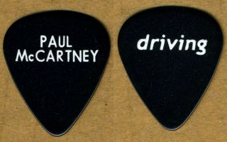 Paul Mccartney Driving Tour 2002 Guitar Pick Authentic Concert Stage The Beatles