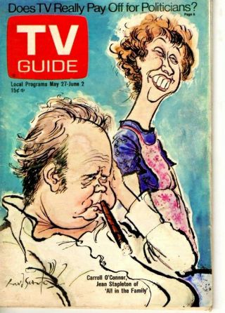 Vintage - Tv Guide - May 27th 1972 - Carroll O 
