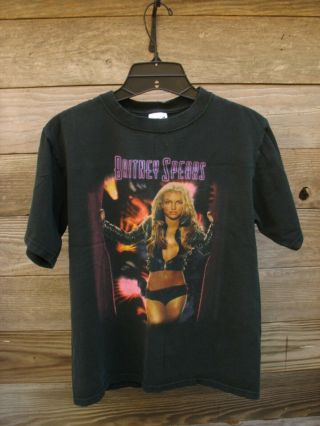 Britney Spears 2004 The Onyx Hotel Double Sided Concert Tour T - Shirt Size S
