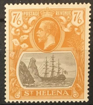 St Helena,  1922 7/6,  Wmk Mult Script,  Sg 111,  Mnh,  Cv £85,