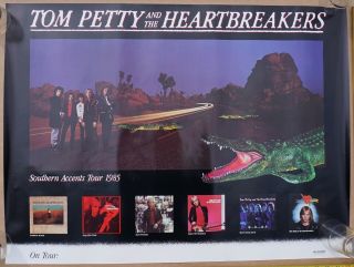 Tom Petty Southern Accents Tour 1985 Vintage Store Promo Rock Poster