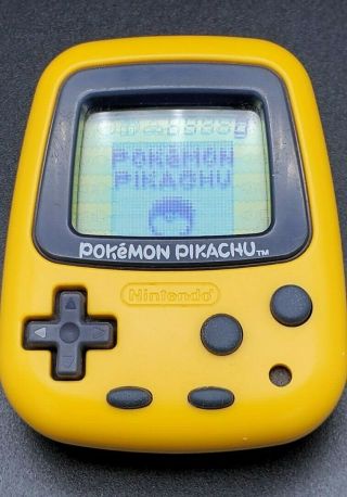 Pocket Pikachu Pedometer Pokemon Yellow Nintendo Virtual Pet Battery