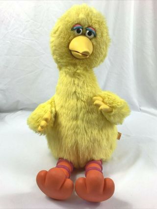 Vtg 1986 Ideal Big Bird Story Magic Plush Cassette Player Sesame Street Muppets