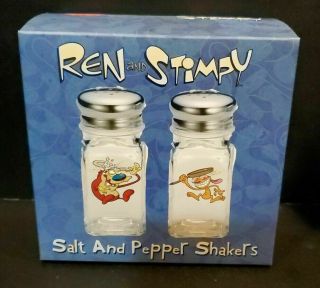 Nick Box Exclusive Culturefly Nickelodeon Ren And Stimpy Salt And Pepper Shakers