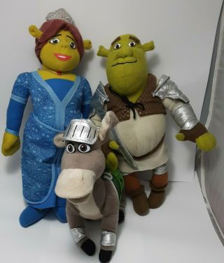 Shrek The Third Princess Fiona Shrek Donkey Ogre Plush Stuffed Doll Toy Nanco