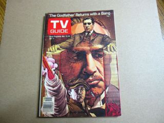 1977 Tv Guide== ( ((the Godfather)) ) =ex Condition==ny Metro==crossword Untouched