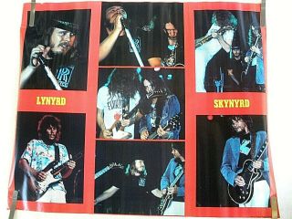 Rare Lynyrd Skynyrd 1977 Vintage Music Poster