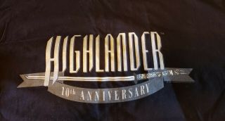 Highlander Tv Series T - Shirt 10th Anniversary Large Never Worn