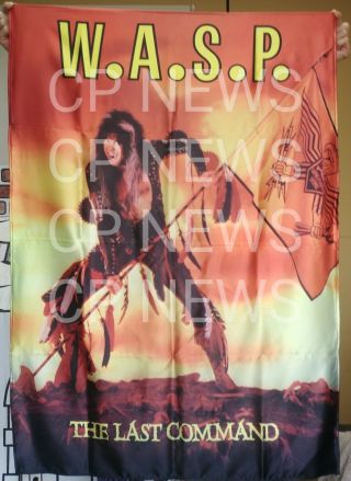 W,  A,  S,  P The Last Command Poster Wall Flag Tapestry Cd Banner Dvd Ozzy Motley