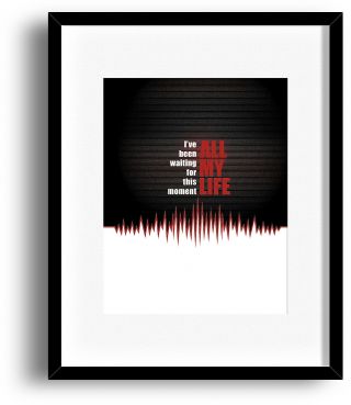 Song Lyric Music Quote Artwork Print Poster - In The Air Tonight By Phil Collins
