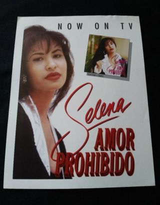 Selena Quintanilla Rare 1994 Amor Prohibido Advertisement/order Form