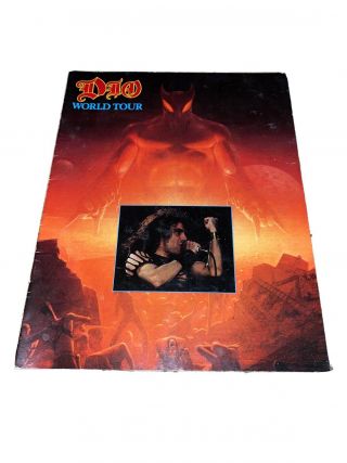 Vintage Dio 1984 The Last In Line World Tour Concert Program Book / Booklet.
