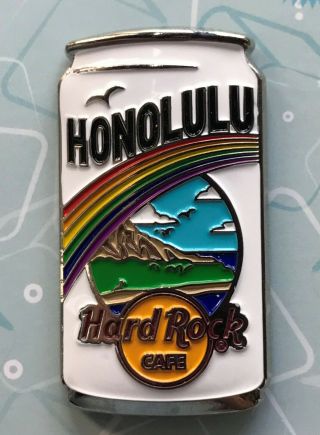 2020 Hard Rock Cafe Honolulu Hawaii Soda Pop Can Series Pin Usa City Le 250 Noc