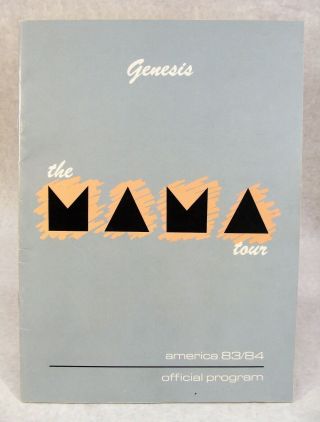 Genesis 1983/84 The Mama Concert Tour Program/poster