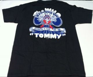 Who Tommy 25th Anniversary 1989 Concert Tour T - Shirt