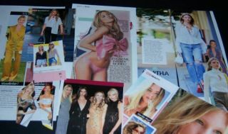 Martha Hunt Sexy Model 25 Pc German Clippings Full Page