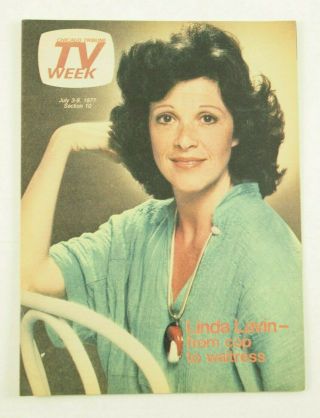 1977 July Linda Lavin Alice Happy Days Chicago Tribune Tv Week Local Guide Sears