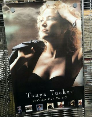 Vintage 1992 Tanya Tucker Record Store Promo Poster