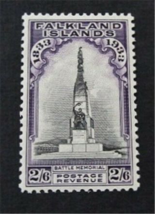 Nystamps British Falkland Islands Stamp 73 Og H $200