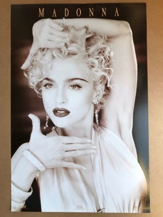Madonna Poster 1990 Vogue 23 X 35 Inches