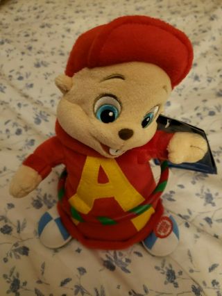 Alvin The Chipmunks Plush Musical Hula Hoop Animated Christmas Dont Be Late Song