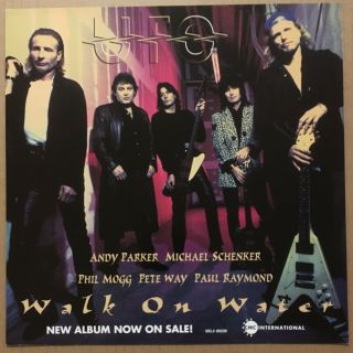 Michael Schenker Ufo Rare 1995 Promo Poster Flat Of Walk Cd Usa Scorpions