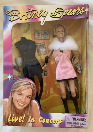 1999 Britney Spears Live In Concert Doll