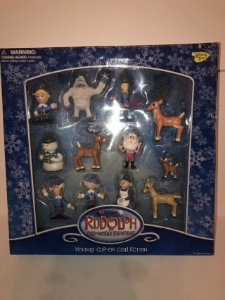 Memory Lane Rudolph The Island Of Misfit Toys Holiday Clip On Key Ring Set Of 12