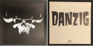 Danzig I – 2 - Sided Flat Promo Poster 1988 Def Jam