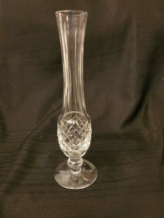Vintage Waterford Crystal " Lismore " Bud Vase 9 1/4 " Signed