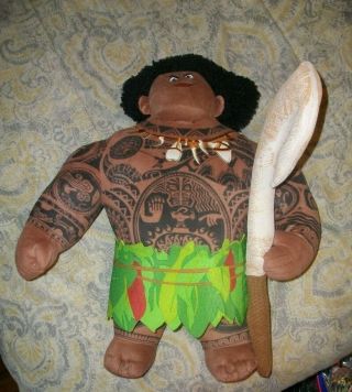 Disney Just Play Moana - Maui 15” Talking Plush Stuffed Doll