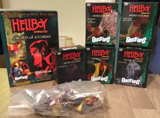 Hellboy Animated Sword Of Storms Gentle Giant Bust Ups Full Set Of 5 Plus