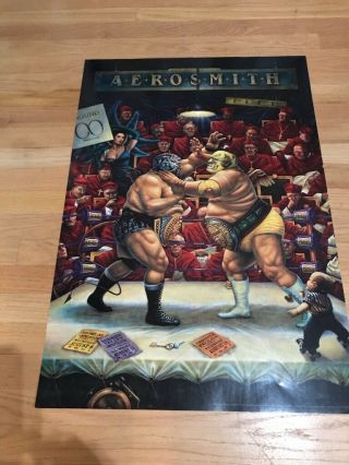 Aerosmith 2001 Concert Poster Bgp 265 Randy Chavez Shoreline Amphitheatre
