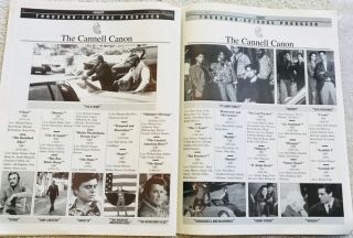 Stephen J.  Cannell Variety Supplement from 1995 Rockford Files Baretta A Team 2