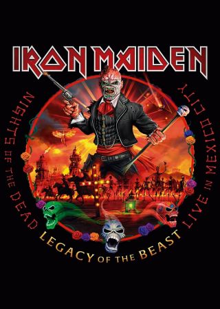Iron Maiden Legacy Of The Beast Mexico 2019 Flag Cloth Poster Tapestry Banner Cd