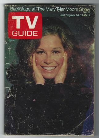 1972 Tv Guide Mary Tyler Moore,  Sanford & Son,  Election - York City Edition