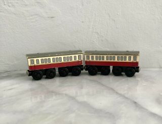 Thomas Wooden Railway Gordon’s Express Coach Cars 1999 Vintage Train Set 3