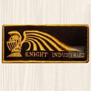 Knight Industries Logo Patch Tv Series Rider Kitt Research Michael Embroidered