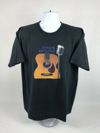 Vtg 2003 Simon & Garfunkel “old Friends” Tour Short Sleeve T - Shirt Size Xl