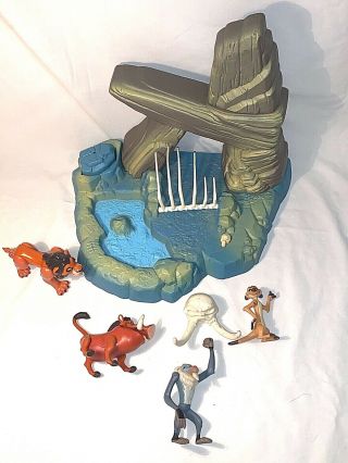 Rare Vintage Mattel Disney The Lion King Pride Rock Elephant Graveyard Playset