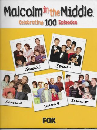 Malcolm In The Middle Press Kit 100 Episodes W/behind Scenes Info More