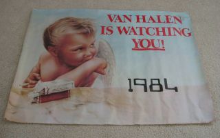 Van Halen - 1984,  Vintage,  Rare,  1980s In - Store Music Promo Poster