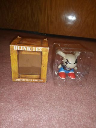 Blink 182 3 " Bunny Mascot Figure 2009 Limited Tour Edition Figurine Rare