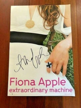 Fiona Apple Autographed Promo Poster Extraordinary Machine Parting Gift O 