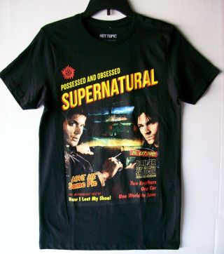 Hot Topic Supernatural Tv Series End Of The Road Tour T - Shirt Men Size Small Nwt