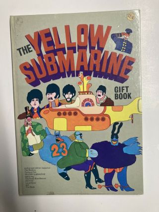 The Beatles The Yellow Submarine Gift Book 1968 Hard Cover,  Solid